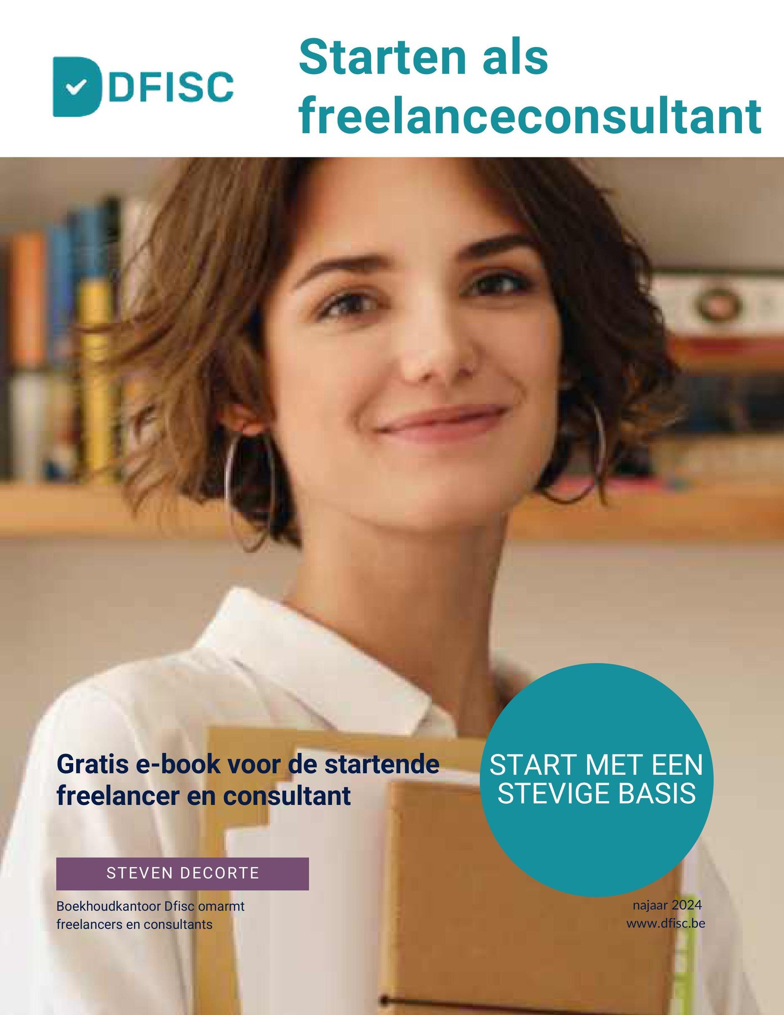 Dfisc e-book starten als freelanceconsultant najaar 2024-cover